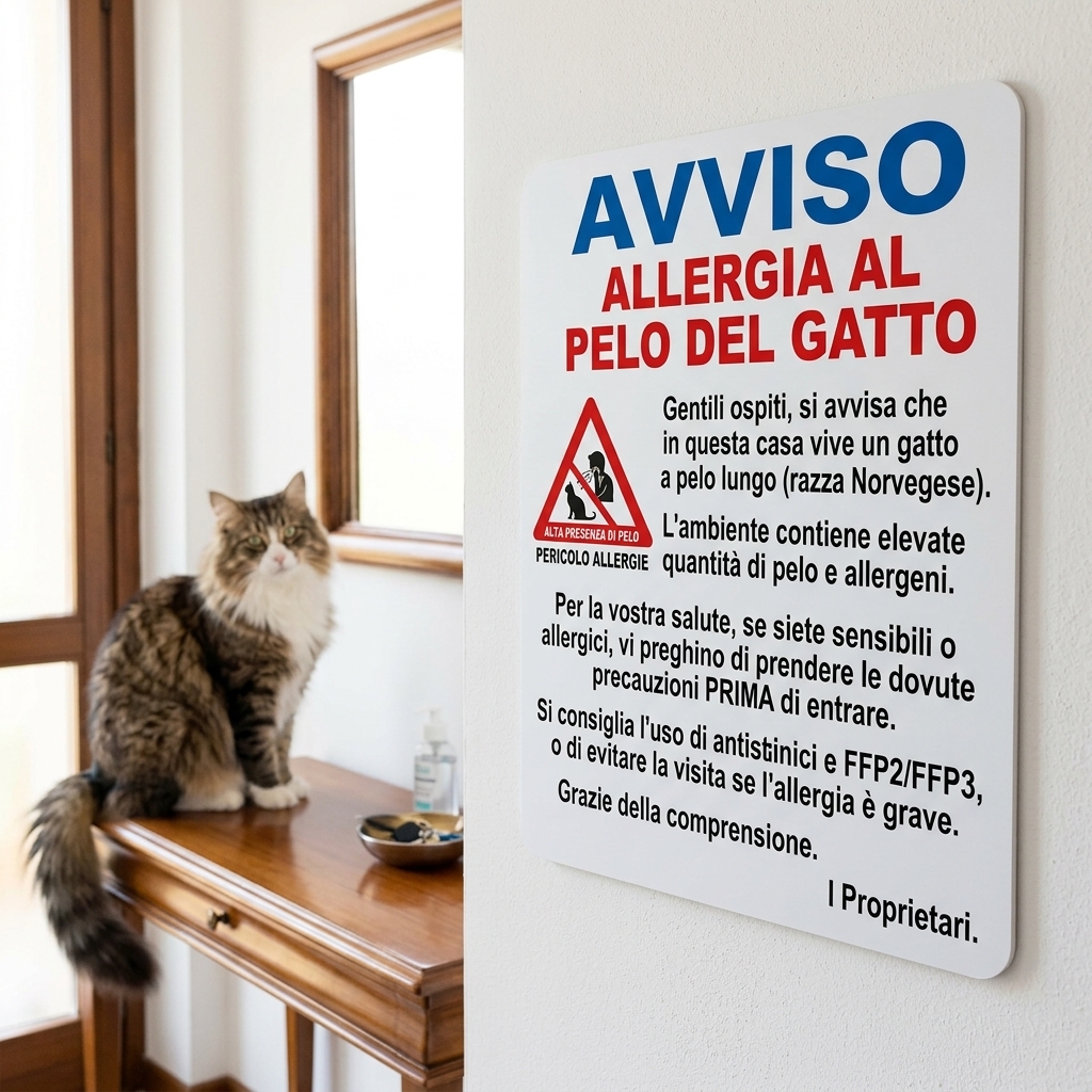 Primo piano di un gatto Norvegese delle Foreste